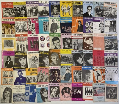 Lot 120 - POP / ROCK N ROLL ROCK SHEET MUSIC COLLECTION.