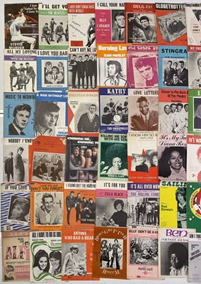 Lot 120 - POP / ROCK N ROLL ROCK SHEET MUSIC COLLECTION.