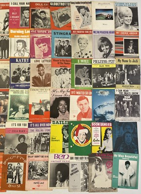 Lot 120 - POP / ROCK N ROLL ROCK SHEET MUSIC COLLECTION.