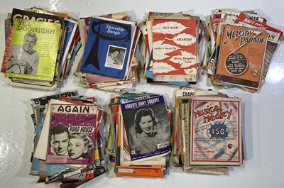 Lot 121 - LARGE SONG BOOK/SHEET MUSIC COLLECTION.