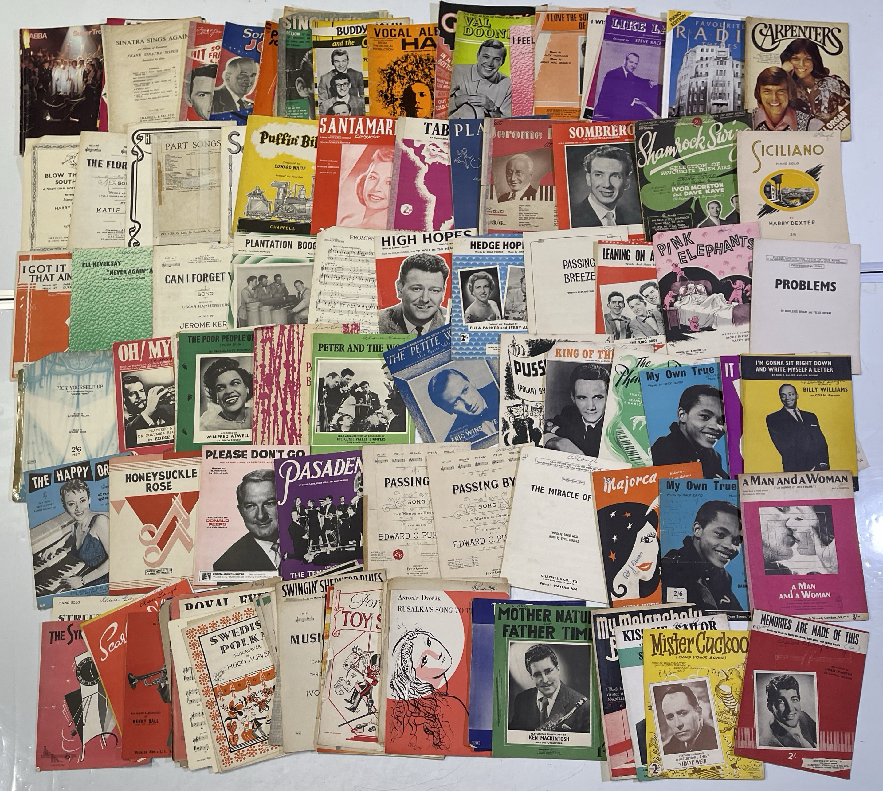 Lot 121 - LARGE SONG BOOK/SHEET MUSIC COLLECTION.
