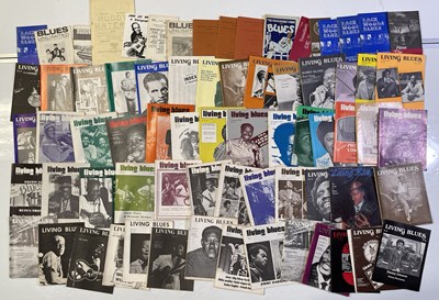 Lot 125 - BLUES/R&B/SOUL MAGAZINES AND ZINES C 1960S INC BLUES UNLIMITED / LIVING BLUES / R&B MONTHLY.