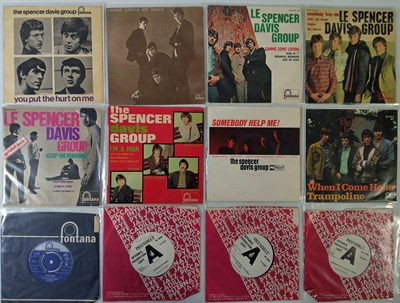 Lot 320 - THE SPENCER DAVIS GROUP, ROCKIN' BERRIES AND THE HOLLIES 7" COLLECTION