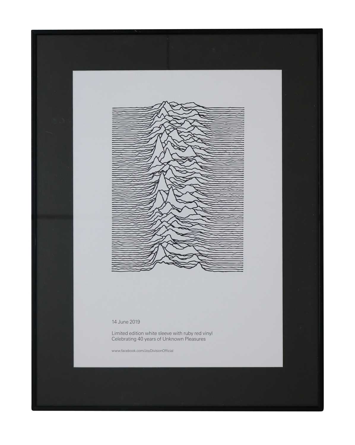 Joy Division Pattern Lot 26 - JOY DIVISION UNKNOWN PLEASURES