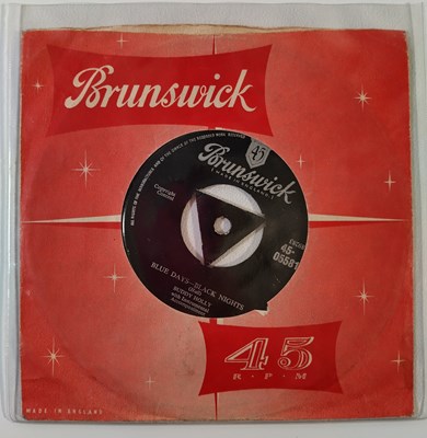 Lot 377 - BUDDY HOLLY - BLUE DAYS - BLACK NIGHTS C/W LOVE ME - BRUNSWICK (45-05581)