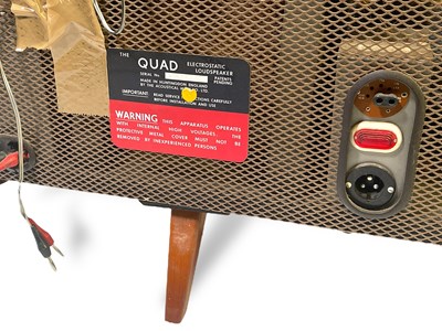 Lot 21 - THE QUAD ESL-57 ELECTROSTATIC LOUDSPEAKER -  PAIR.