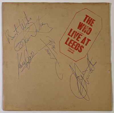 Lot 289 - THE WHO - FULLY SIGNED COPY OF LIVE AT LEEDS.