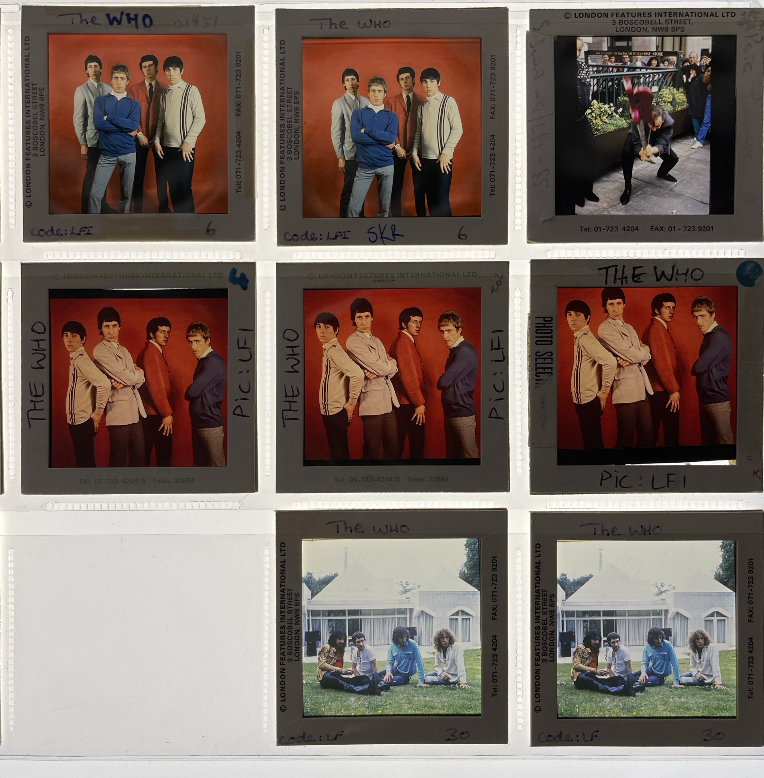 Lot 178 - THE WHO - COLOUR TRANSPARENCIES.