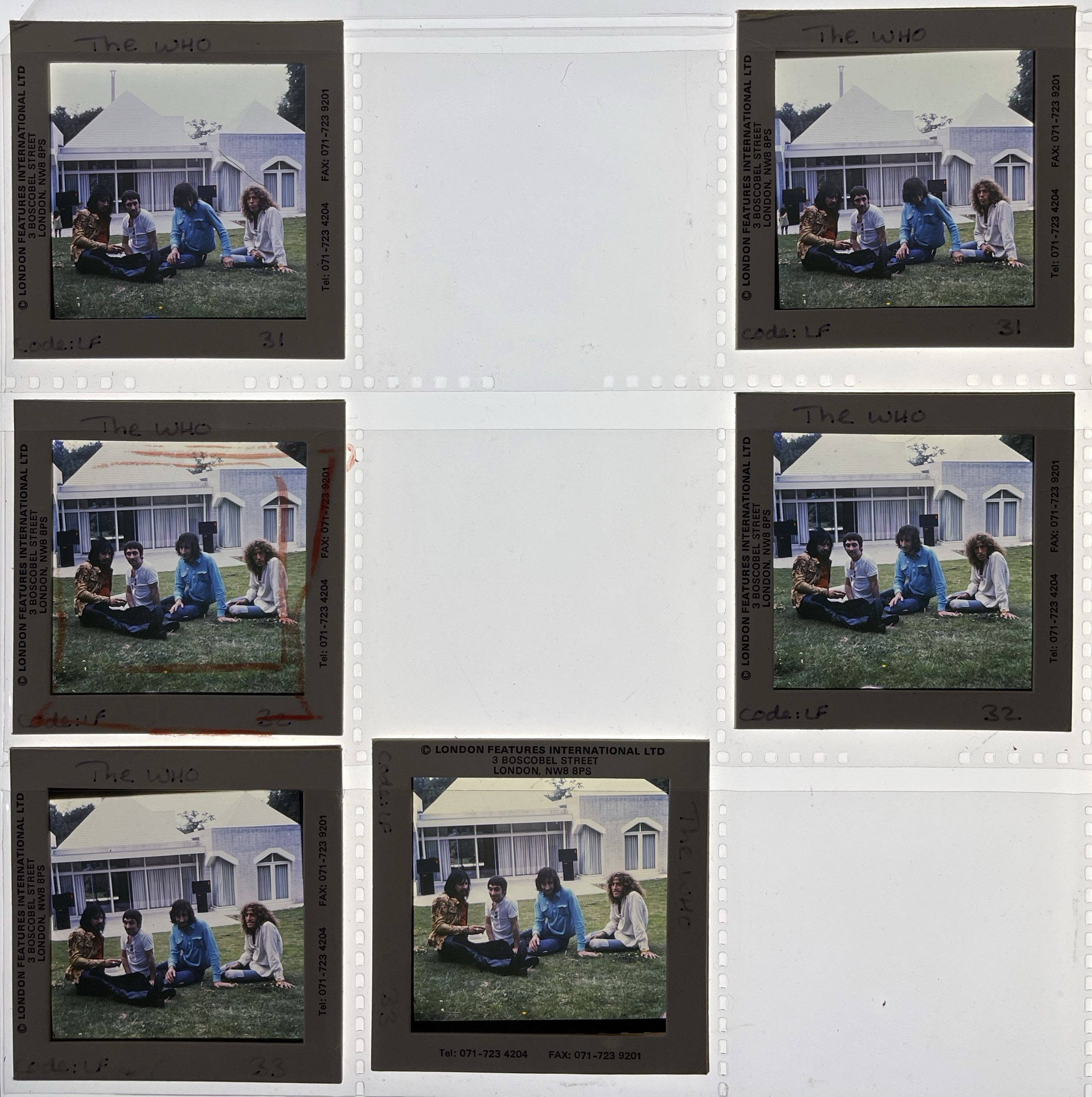 Lot 178 - THE WHO - COLOUR TRANSPARENCIES.