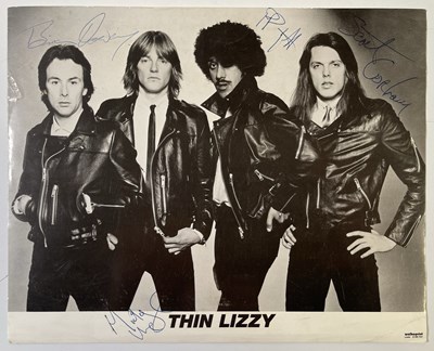 Lot 302 - THIN LIZZY - SIGNED PHOTOGRAPH.