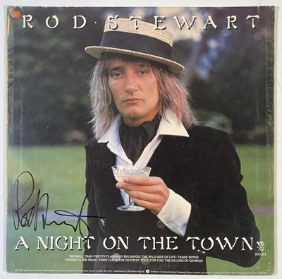 Lot 304 - ROD STEWART SIGNED LP.