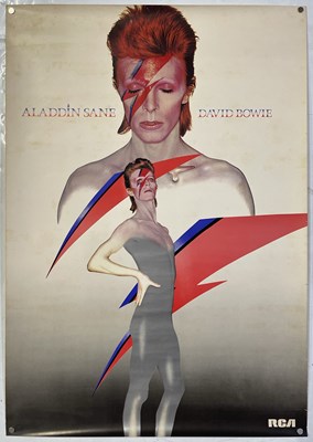 Lot 466 - DAVID BOWIE - ORIGINAL 1973 JAPANESE ALADDIN SANE PROMOTIONAL POSTER.