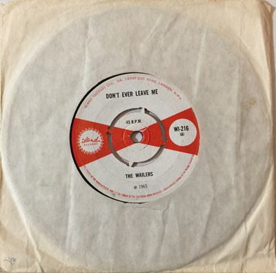 Lot 202 - THE WAILERS - DON'T EVER LEAVE ME/ DONNA UK 7'' (WI 216)