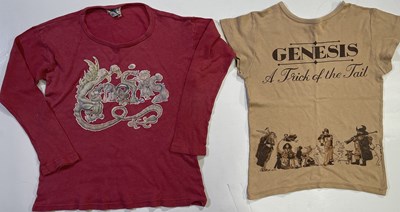 Lot 397 - GENESIS - TWO VINTAGE CONCERT/TOUR T-SHIRTS.