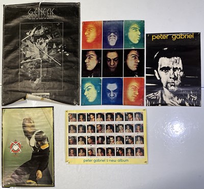 Lot 217 - GENESIS / PETER GABRIEL POSTER COLLECTION.