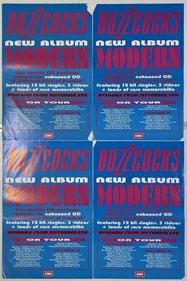 Lot 2360221 - BUZZCOCKS - FOUR ALBUM RELEASE POSTERS