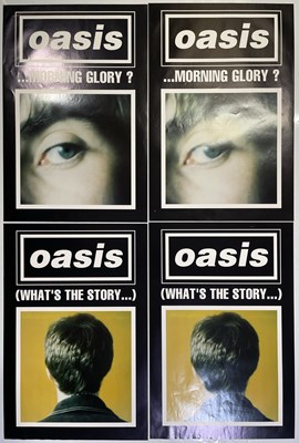 Lot 558 - OASIS - ORIGINAL WHAT'S THE STORY PROMOTIONAL POSTERS.