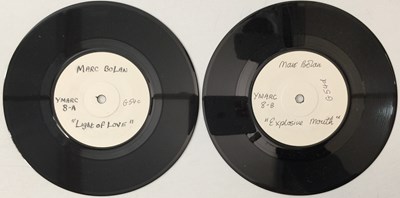 Lot 74 - T-REX AND GLORIA JONES 7" TEST PRESSINGS/ACETATE