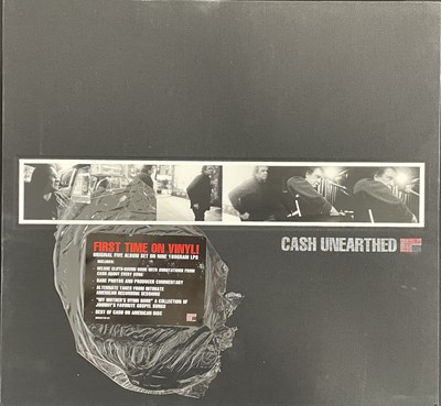 Lot 100 - JOHNNY CASH - UNEARTHED (9 x LP BOX SET - AMERICAN RECORDINGS B0025730-01)