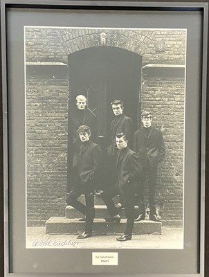 Lot 18 - THE UNDERTAKERS - PHOTOGRAPH SIGNED BY ASTRID KIRCHHERR.