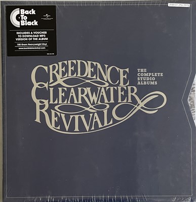 Lot 136 - CREEDENCE CLEARWATER REVIVAL - THE COMPLETE STUDIO ALBUMS (7 x LP BOX SET - FANTASY/BACK TO BLACK)