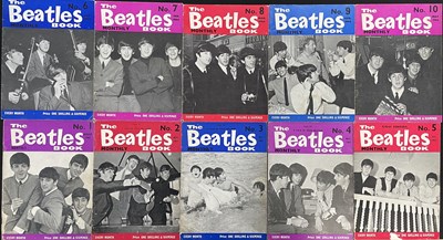 Lot 36 - THE BEATLES - BEATLES MONTHLY MAGAZINE ISSUES 1-10.