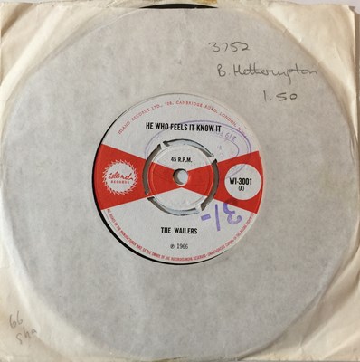 Lot 204 - THE WAILERS - HE WHO FEELS IT KNOW IT/ SUNDAY MORNING UK 7'' (WI-3001)