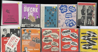 Lot 42 - 1960S POP / ROCK N ROLL / SOUL PROGRAMME AND TICKET COLLECTION.