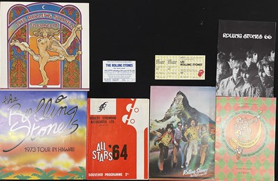 Lot 46 - THE ROLLING STONES - 1960S AND 70S PROGRAMME AND TICKET COLLECTION.