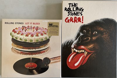 Lot 155 - THE ROLLING STONES - LET IT BLEED/GRRR! - LP/CD/7" BOX SETS