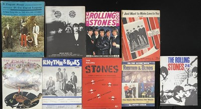 Lot 47 - THE ROLLING STONES - SONGBOOKS / SHEET MUSIC / MAGAZINE COLLECTION - 1960S/70S.