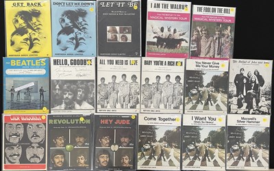 Lot 54 - THE BEATLES - SONGBOOKS AND SHEET MUSIC.