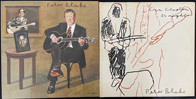 Lot 57 - PETER BLAKE - TWO SIGNED ERIC CLAPTON LPS.