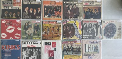 Lot 161 - THE KINKS - EP/PICTURE SLEEVE 7" COLLECTION