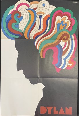 Lot 64 - MILTON GLASER - BOB DYLAN 1966 PROMOTIONAL POSTER.