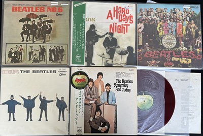 Lot 168 - THE BEATLES - JAPANESE RED VINYL PRESSING RARITIES