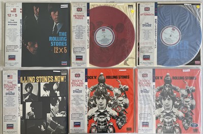 Lot 196 - THE ROLLING STONES - 1980s JAPANESE COLOURED VINYL PRESSINGS