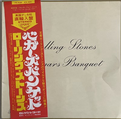 Lot 197 - THE ROLLING STONES - BEGGARS BANQUET LP (ORIGINAL COMPLETE JAPANESE EXPORT - LONDON PS-539)