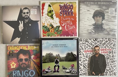 Lot 208 - GEORGE HARRISON/RINGO STARR - LP COLLECTION