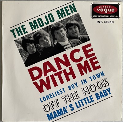 Lot 215 - THE MOJO MEN - DANCE WITH ME EP (ORIGINAL FRENCH PRESSING - DISQUES VOGUE INT. 18050)