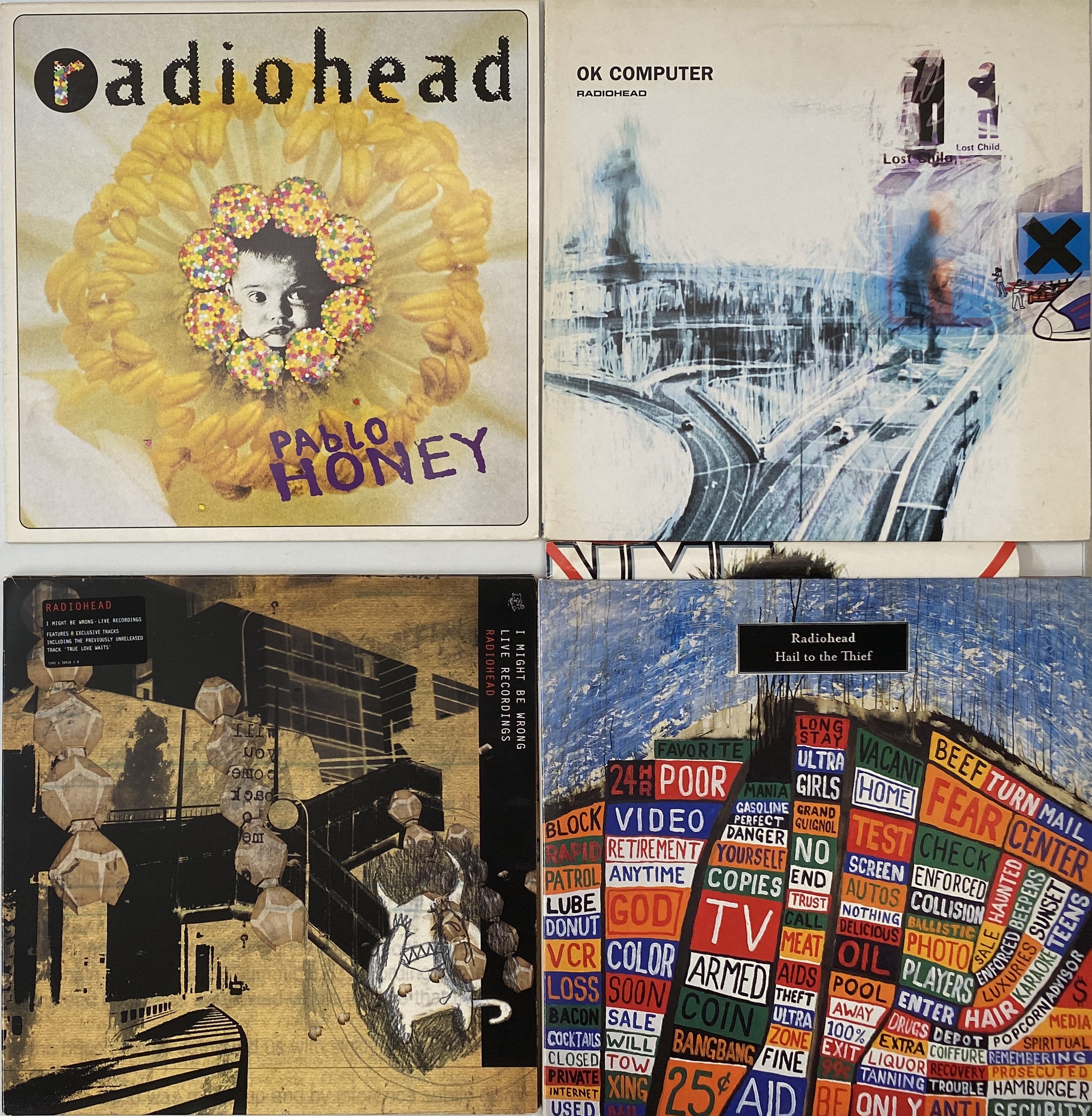 Radiohead Core Lot 57 - RADIOHEAD - LP RARITIES PACK