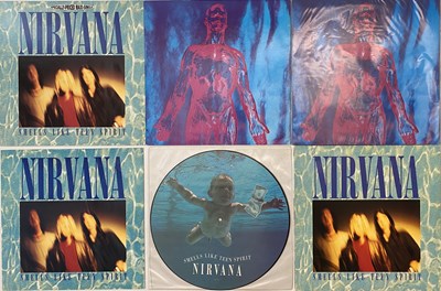 Lot 39 - NIRVANA - SMELLS LIKE TEEN SPIRIT/ Sliver 12" (VARIANTS PACK)