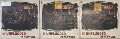 Lot 44 - NIRVANA - UNPLUGGED IN NEW YORK LPs (VARIANTS PACK)