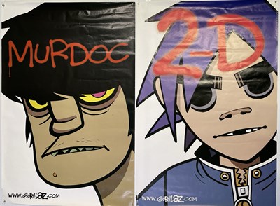 Lot 165 - GORILLAZ - JAMIE HEWLETT DESIGNED ORIGINAL PROMO POSTERS.