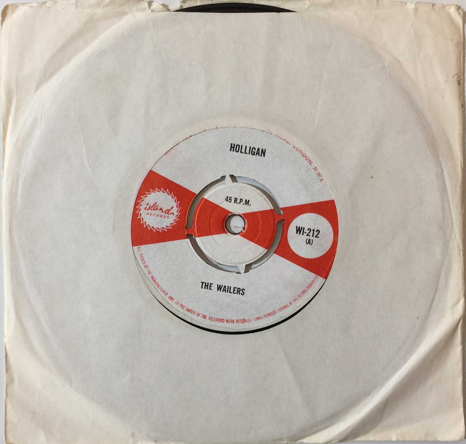 Lot 205 - THE WAILERS - HOOLIGAN/ MAGA DOG UK 7''