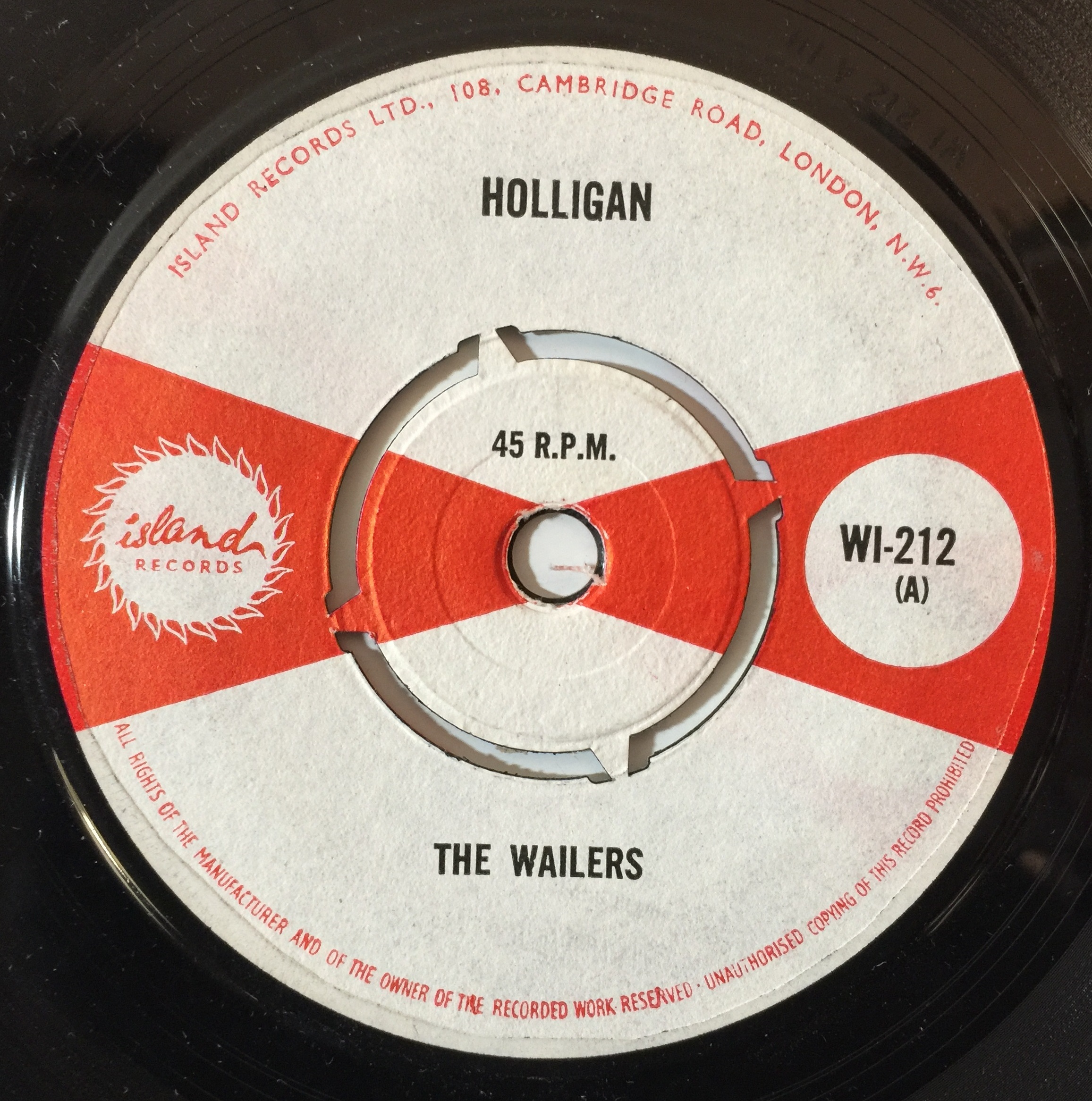 Lot 205 - THE WAILERS - HOOLIGAN/ MAGA DOG UK 7''