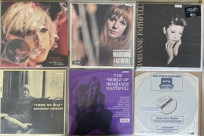 Lot 249 - MARIANNE FAITHFULL LP COLLECTION INC TEST PRESSINGS.