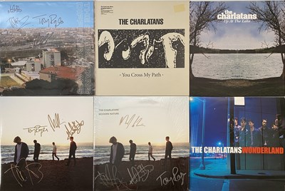 Lot 143 - THE CHARLATANS - LP PACK (INC SIGNED)