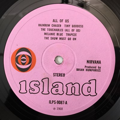 Lot 88 - NIRVANA - ALL OF US LP (ILPS-9087 - UK STEREO ORIGINAL PRESSING)