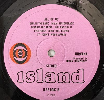 Lot 88 - NIRVANA - ALL OF US LP (ILPS-9087 - UK STEREO ORIGINAL PRESSING)